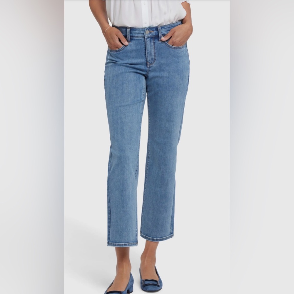 NYDJ Marilyn Cool Embrace Ankle‎ Straight Leg Jeans Size 26WP